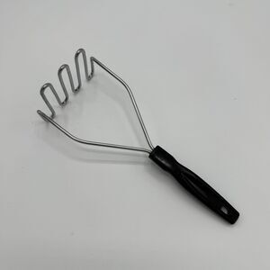 Potato Vegetable‎ Masher Black Handle Utensil